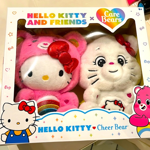 hello kitty Care Bears set of two New in box - Picture 1 of 3